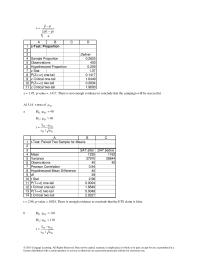 Chapter 13 Proportion Sample Proportion Observations Hypothesized Proportion&nbsp;