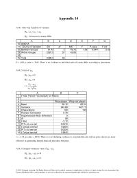 Chapter 14 There is no evidence to infer that sales