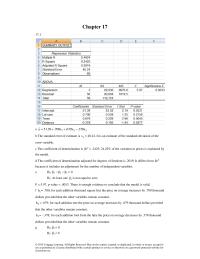 Chapter 17 The coefficient of determination adjusted for degrees