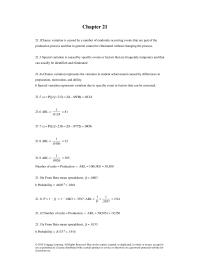 Chapter 21 Chance variation represents the variation in student&nbsp;