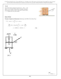 Mechanical Engineering Chapter 15 Homework When the sand bag is dropped, the thrust