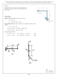 Mechanical Engineering Chapter 16 Homework About Fixed Axis For Link Ab Refer