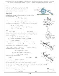 Mechanical Engineering Chapter 16 Homework Peg The Gear Slides Freely Along The