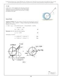 Mechanical Engineering Chapter 17 Homework Since The Roller Required The Verge Slipping