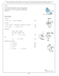 Mechanical Engineering Chapter 17 Homework The Disk Mass And Radius Rolls Without