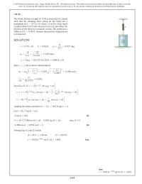 Mechanical Engineering Chapter 22 Homework The Block Having Weight Lb Immersed Liquid