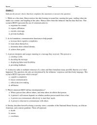 Speech Chapter 1 The Meanings Symbols Are Arbitrary And Are