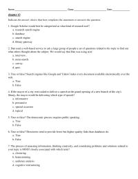 Speech Chapter 13 Which Type Statement Conveys