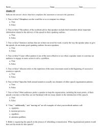 Speech Chapter 14 Comparison Between Two Things