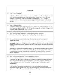 Chemical Engineering Chapter 3 What is the difference between a zero-wait