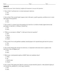 Speech Chapter 18 Effective Interviewers Keep Their Motivation