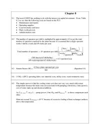 Chemical Engineering Chapter 8 The simple answer is that the cooling water