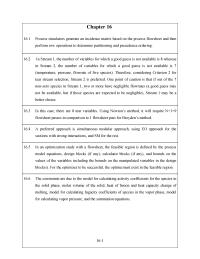Chemical Engineering Chapter 16 Stream The Tear Streams Which Agreement With