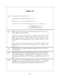 Chemical Engineering Chapter 26 The problem is more likely on process side