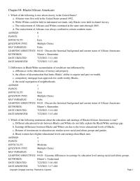 Management Chapter 4 Black people The United States keywords blooms Understand date Created