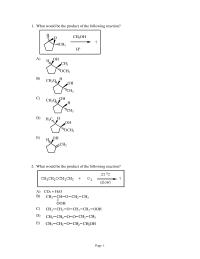 Chemistry Chapter 9 Which of the following would you expect to have the&nbsp;