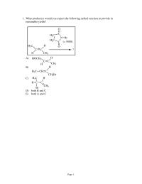 Chemistry Chapter 14 What Would The Expected Major