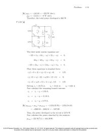 Electrical Engineering Chapter 4 Homework The three mesh current equations are