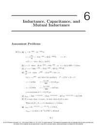 Electrical Engineering Chapter 6 Homework Summing the voltages around mesh 1 yields