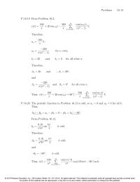 Electrical Engineering Chapter 16 Homework The current has half-wave symmetry