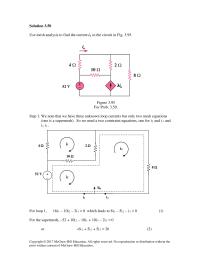 Chapter 3 Homework We note that we have three unknown loop currents