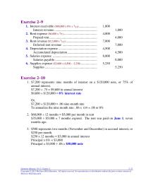 Chapter 2 The transactions affected would be the prepayment