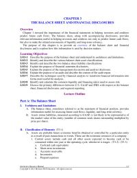 Chapter 3 A subsequent event is a significant development that takes