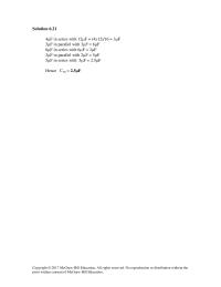 Chapter 6 Homework Determine A The Total Capacitance B The
