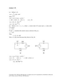 Chapter 7 Homework where v1 is due to the 12-V source and v 2