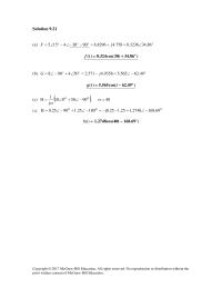Chapter 9 Homework&nbsp;No reproduction or distribution without the prior written