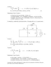 Chapter 11 Homework&nbsp;We now find The by writing and solving a nodal