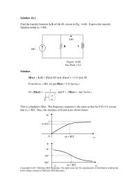 Chapter 14 Homework&nbsp;The magnitude and phase plots are shown below