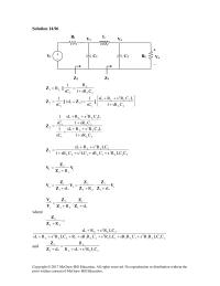 Chapter 14 Homework We obtain R Th across the capacitor