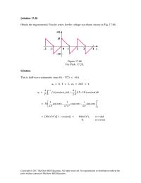 Chapter 17 Homework&nbsp;We can now solve for vo