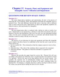 Chapter 11 Individual assets in the composite may have diverse