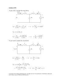 Chapter 19 Homework&nbsp;It is easy to find the z parameters and then transform