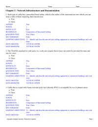 Networking Chapter 2 Type has Variables learning Objectives date Created date Modifieda