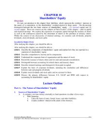 Chapter 18 Within the context of our discussions of retained