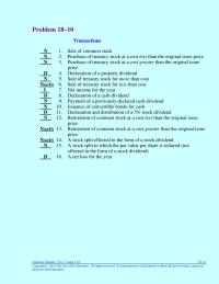 Chapter 18 A stock dividend is the distribution of additional&nbsp;
