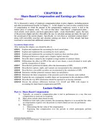 Chapter 19 Analysts Frequently Use Eps Data Connection With