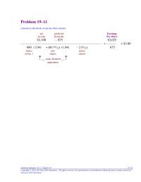 Chapter 19&nbsp;Options are assumed exercised at the&nbsp;beginning of the year