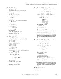 Elementary Education Chapter 4 The system will be inconsistent if the graphs