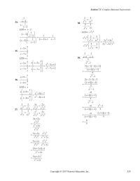 Elementary Education Chapter 7 makes two of the denominators zero in the original