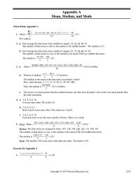 Elementary Education Appendix A The mean is so much greater than the median&nbsp;