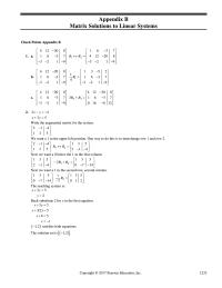 Elementary Education Appendix B The system is inconsistent There is no solution