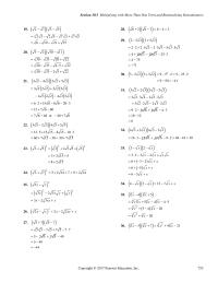 Elementary Education Chapter 10 The square root of a number must be positive