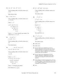 Elementary Education Chapter 11 Solve the related quadratic equation to find&nbsp;