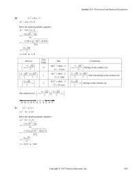 Elementary Education Chapter 11 the intervals are the set of real numbers