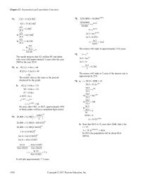 Elementary Education Chapter 12 The model value is the same as the percent