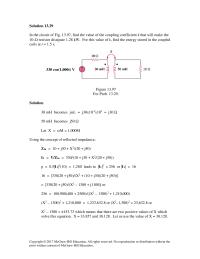 Chapter 13 Homework Obtain V1 and V2 in the ideal transformer circuit of